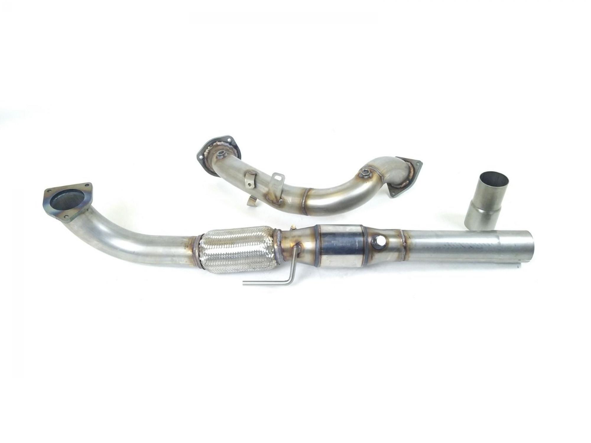 JT 76mm Sport Exhaust Downpipe SAAB 9-3 2.8 B284 FWD with 200-cell Cat