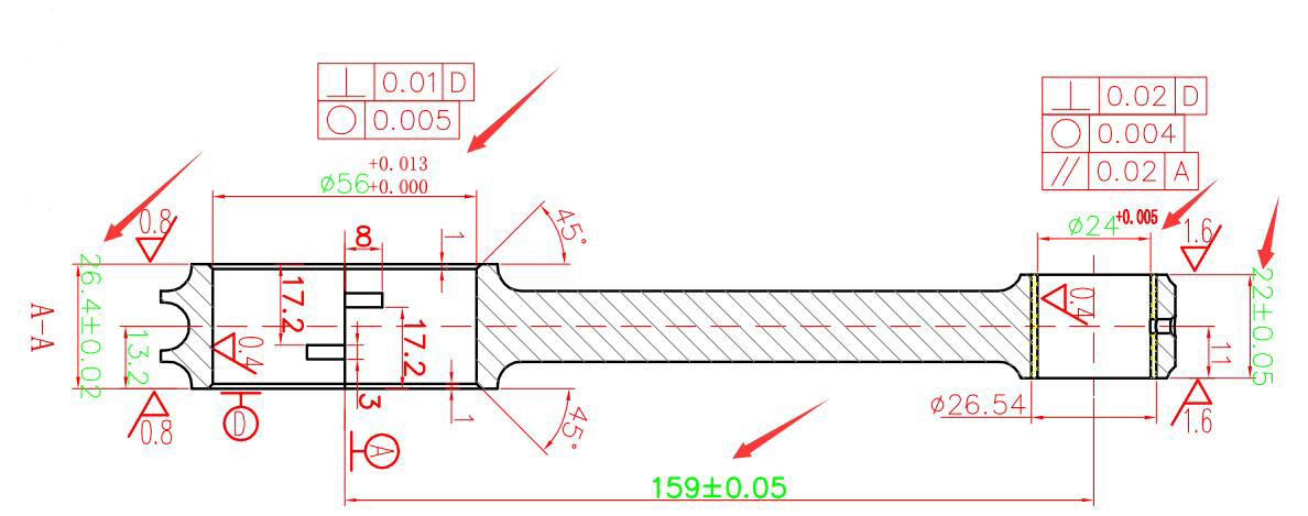 A-Zperformance Forged Connecting Rod Kit with ARP bolts SAAB 9‑3 9‑5 2.0 16V B205