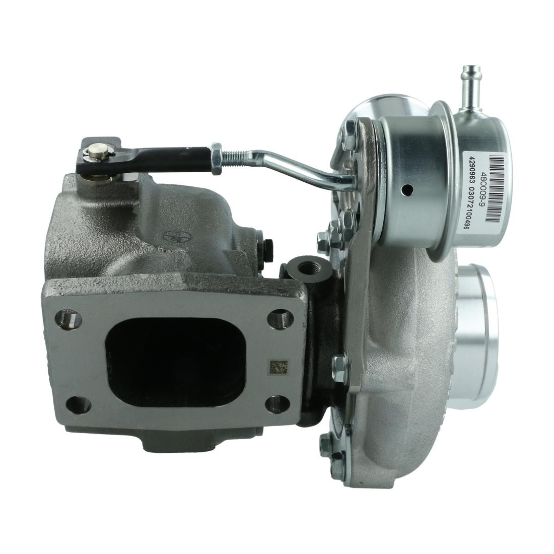 Garrett GBC22-350 komplett turbófeltöltő 0.64 O/V. T25 / 5-csavar WG