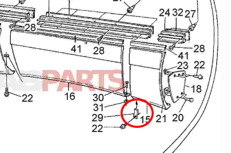 Front Body Panel Steel Brace SAAB 900 Carlsson SPG Aero