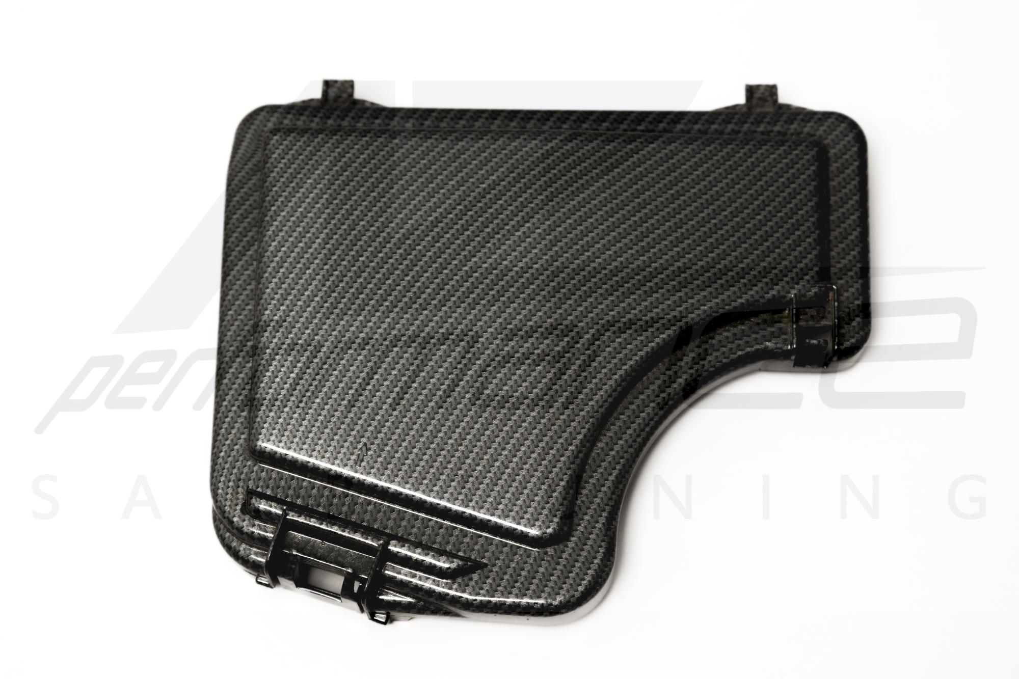 A-Zperformance Carbon-Silver Fuse Box Cover SAAB 9-3 1998-2002