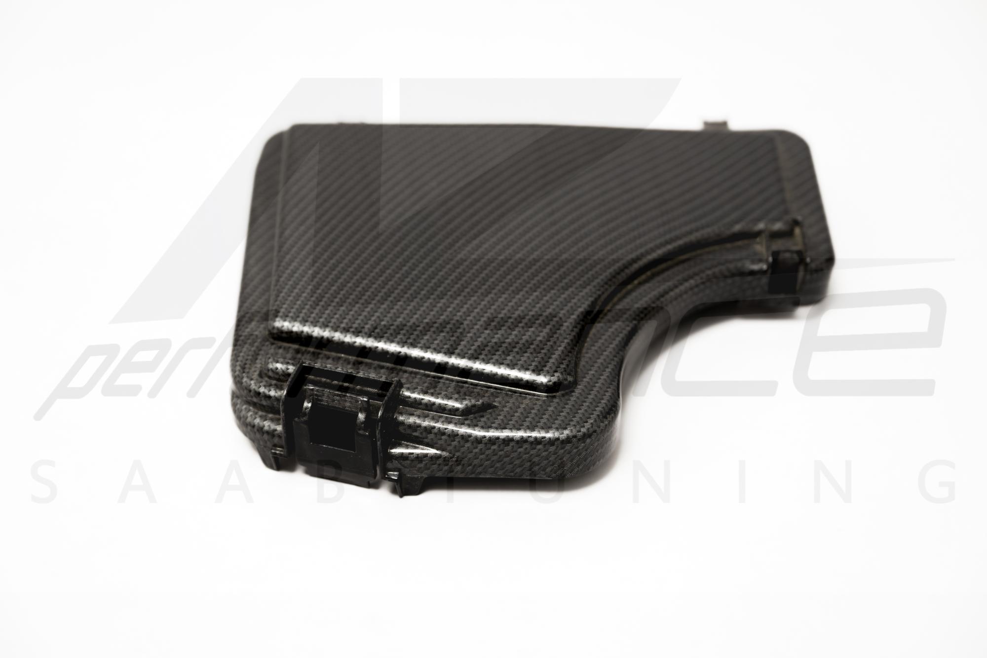 A-Zperformance Carbon-Silver Fuse Box Cover SAAB 9-3 Viggen