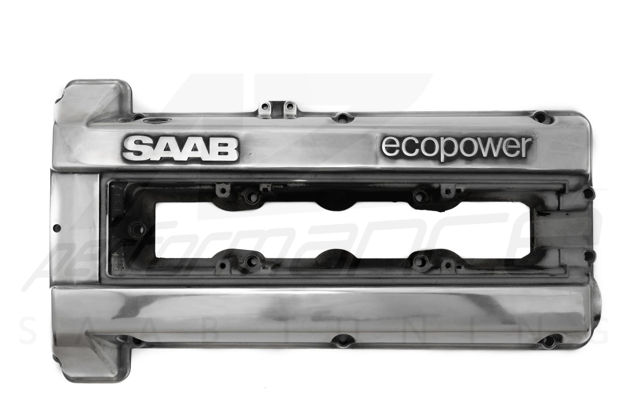 A-Zperformance Polished ECOPOWER Valve Cover SAAB 9-3 2.0 2.3 Petrol 1998-2002