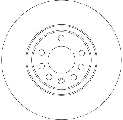 TRW 308mm front brake disc pair SAAB 9-3 Viggen, 9-5