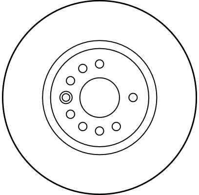 TRW 302mm front brake disc pair SAAB 9-3 2003+