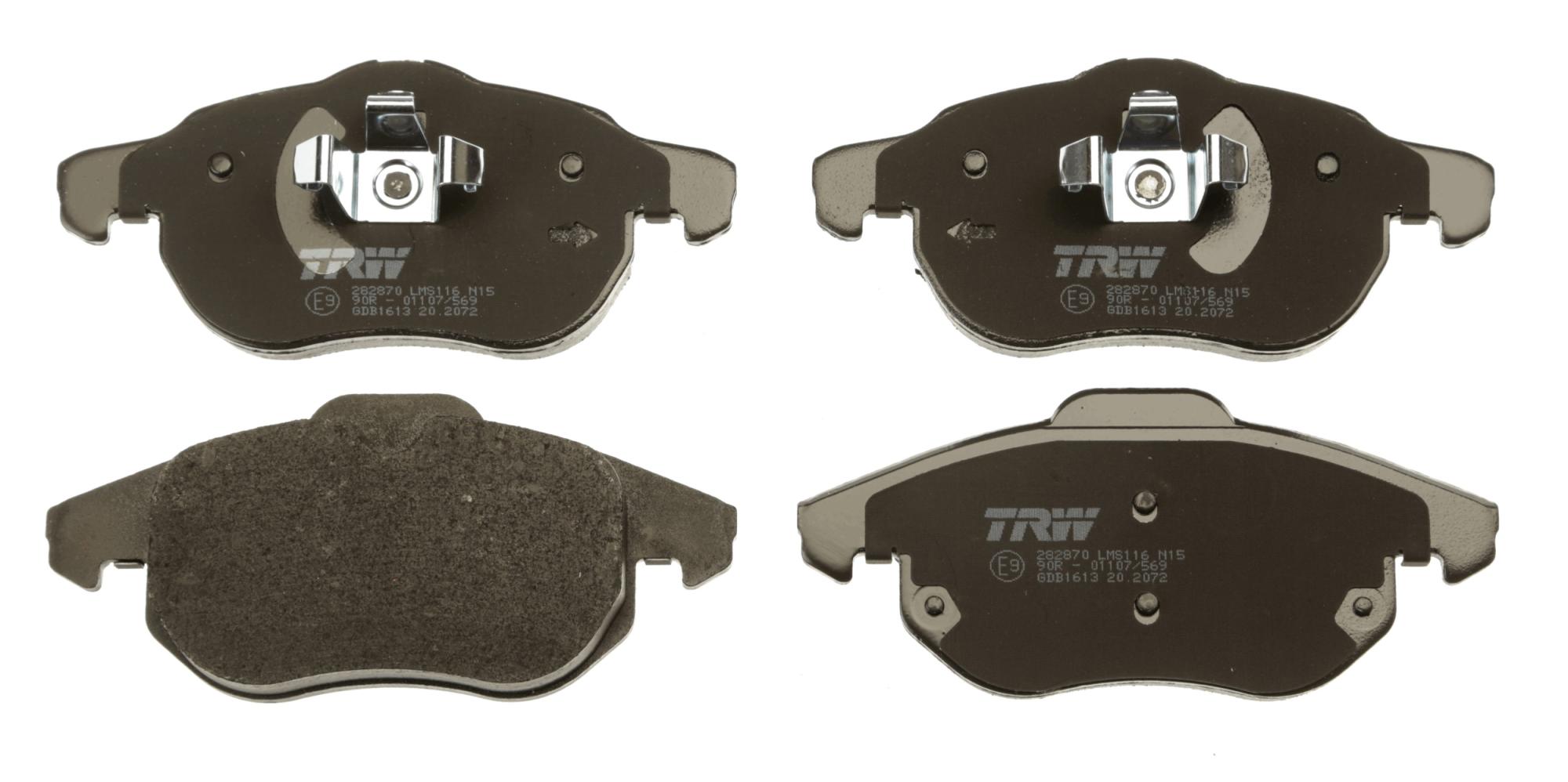 TRW GDB1613 front Brake Pad kit SAAB 9-3 II 285/302mm