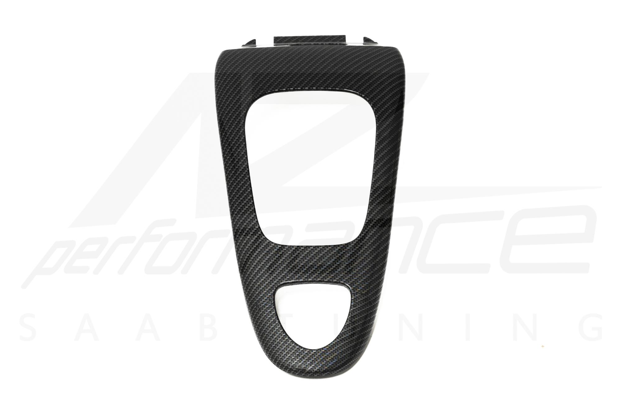 A-Zperformance Carbon-Silver gear selector surround SAAB 9-3 2003-2014 AUT