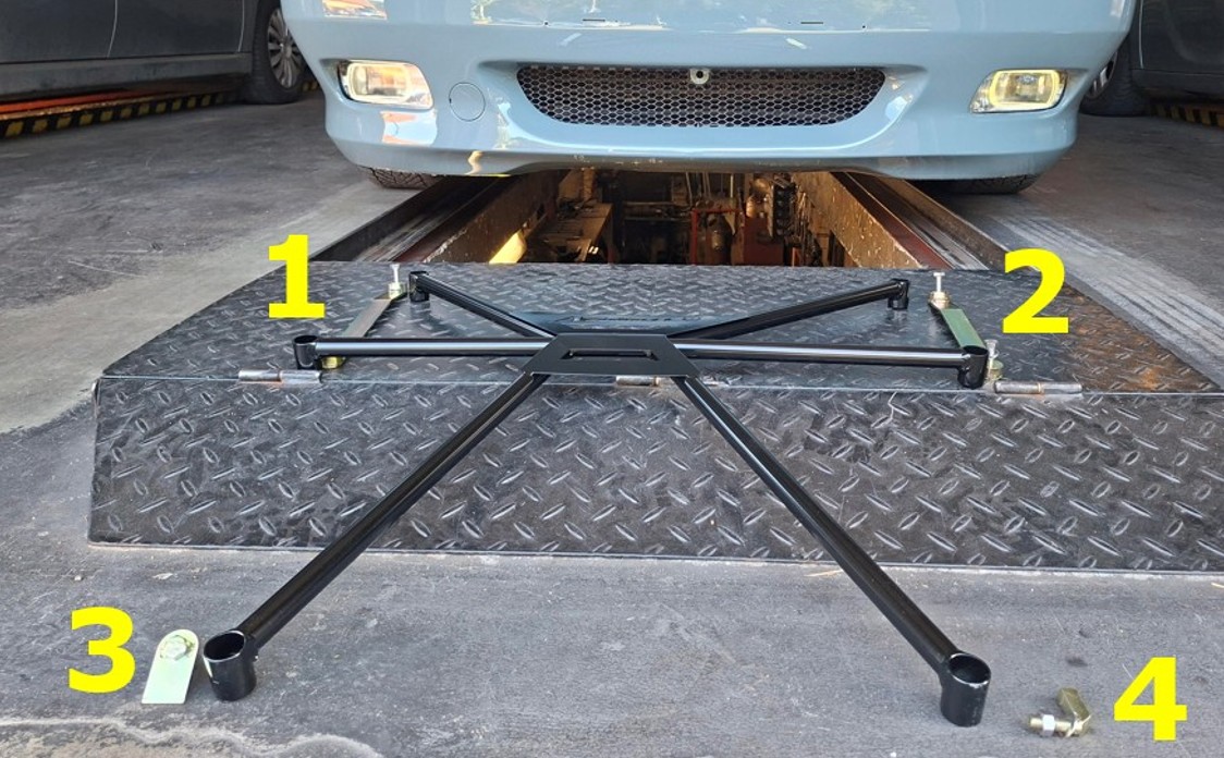 A-Zperformance 6-Point Subframe Brace Mounting Parts SAAB 900 9-3 1994-2002