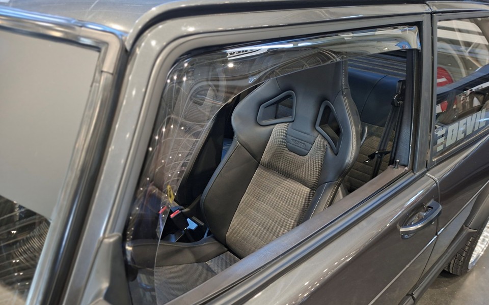 Dark Smoke Wind Deflectors for Front Side Windows SAAB 900 Classic 2-door