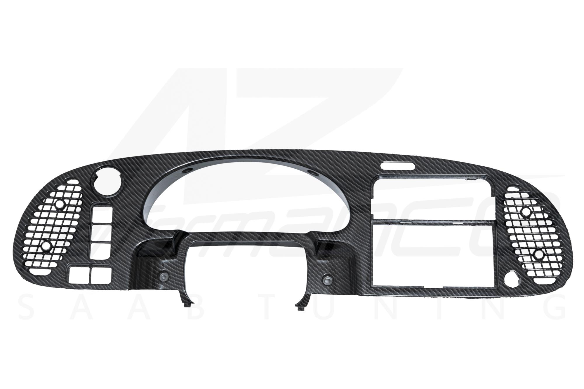 A-Zperformance Carbon-Silver Dash Surround SAAB 900 9-3 1994-2002