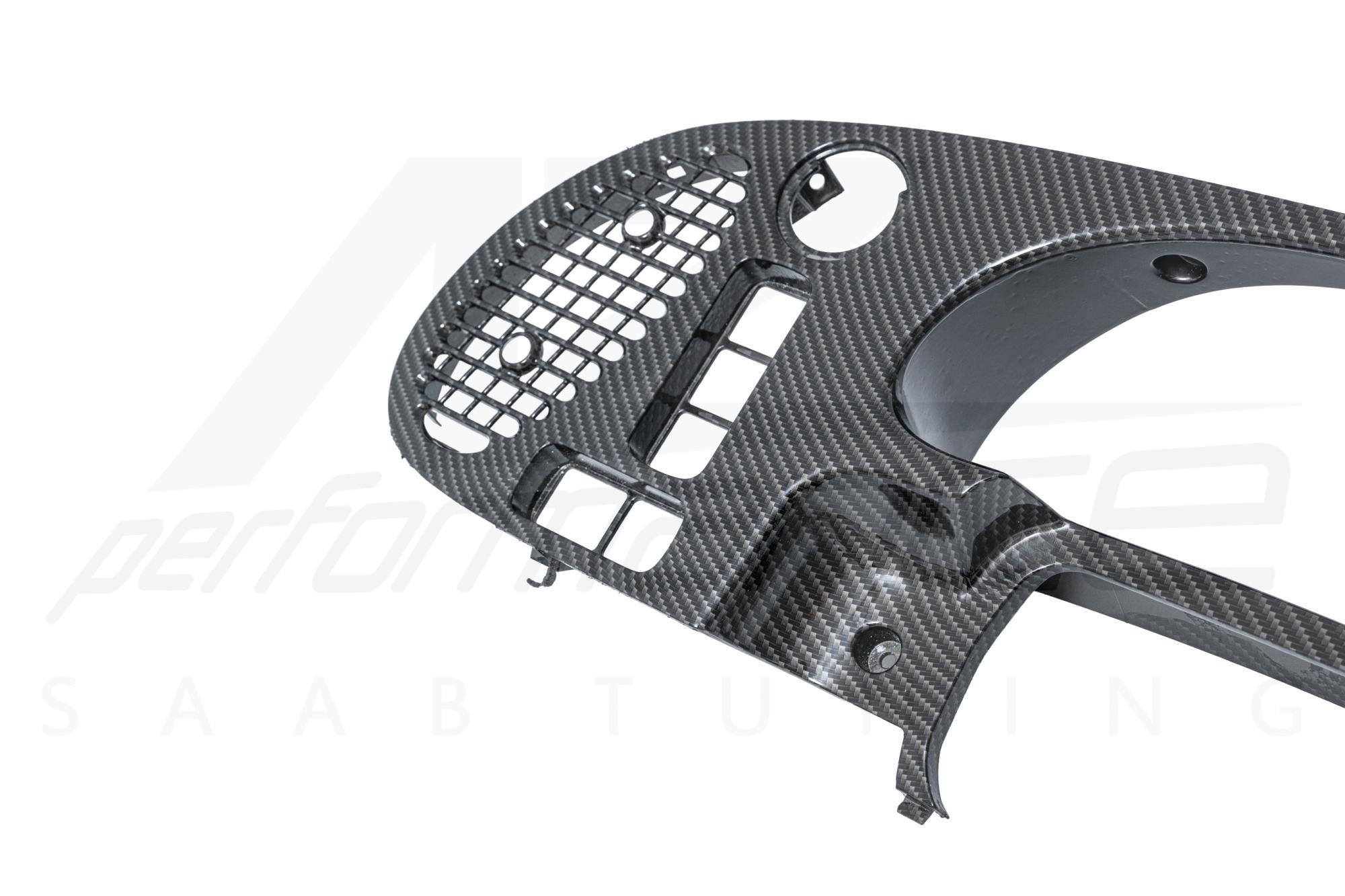 A-Zperformance Carbon-Silver Dash Surround SAAB 900 9-3 1994-2002