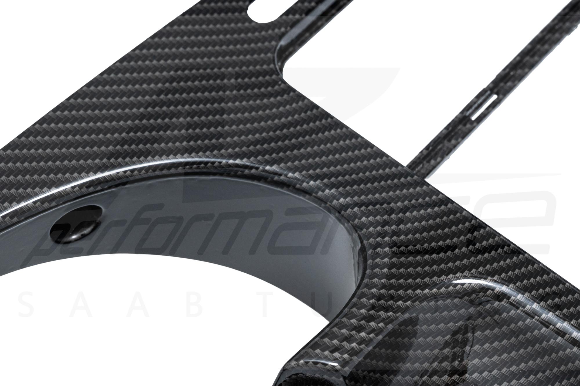 A-Zperformance Carbon-Silver Dash Surround SAAB 900 9-3 1994-2002