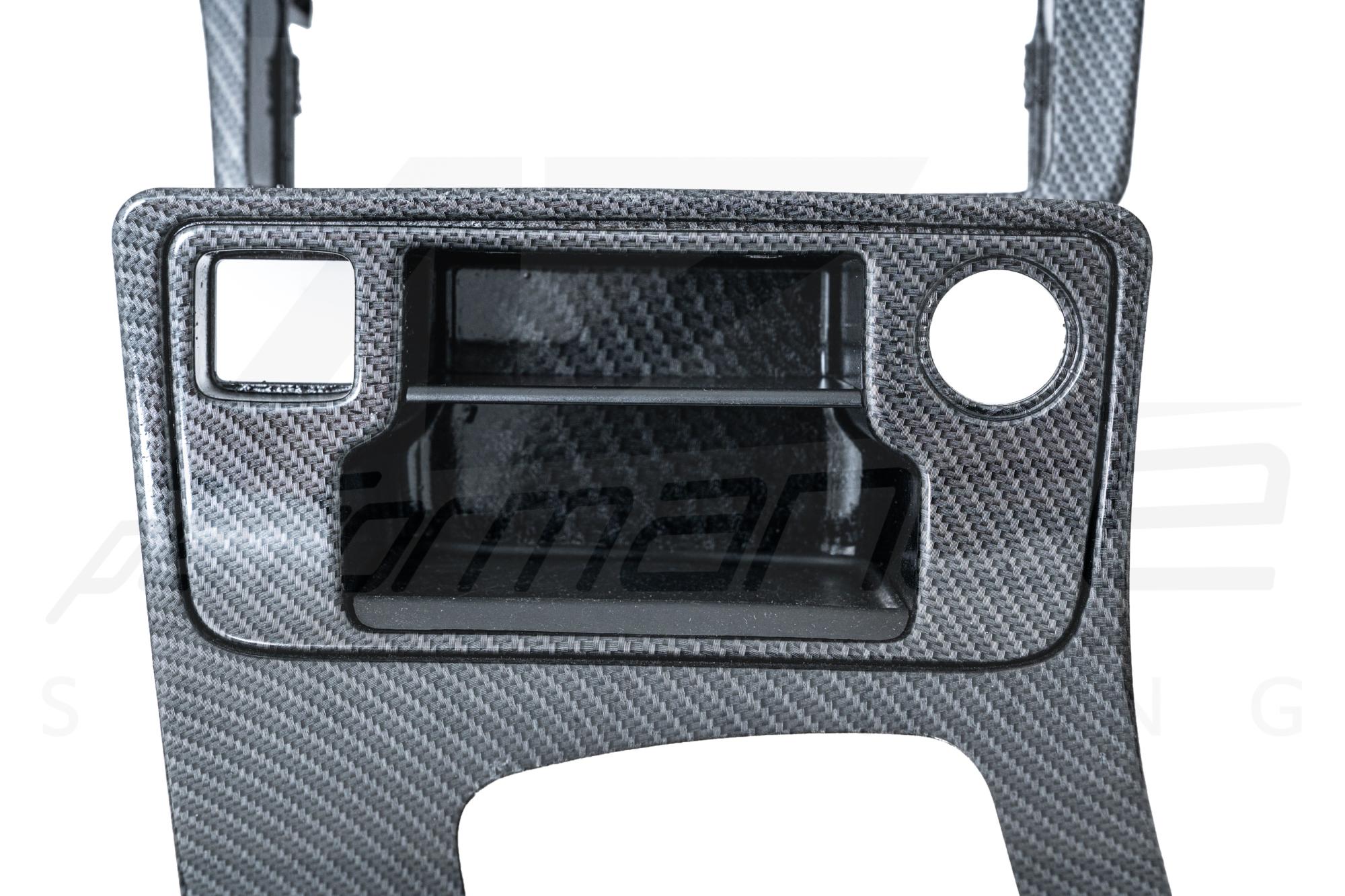A-Zperformance Shiny Carbon-Silver Dash Surround kit SAAB 9-5 2006-2010 LHD