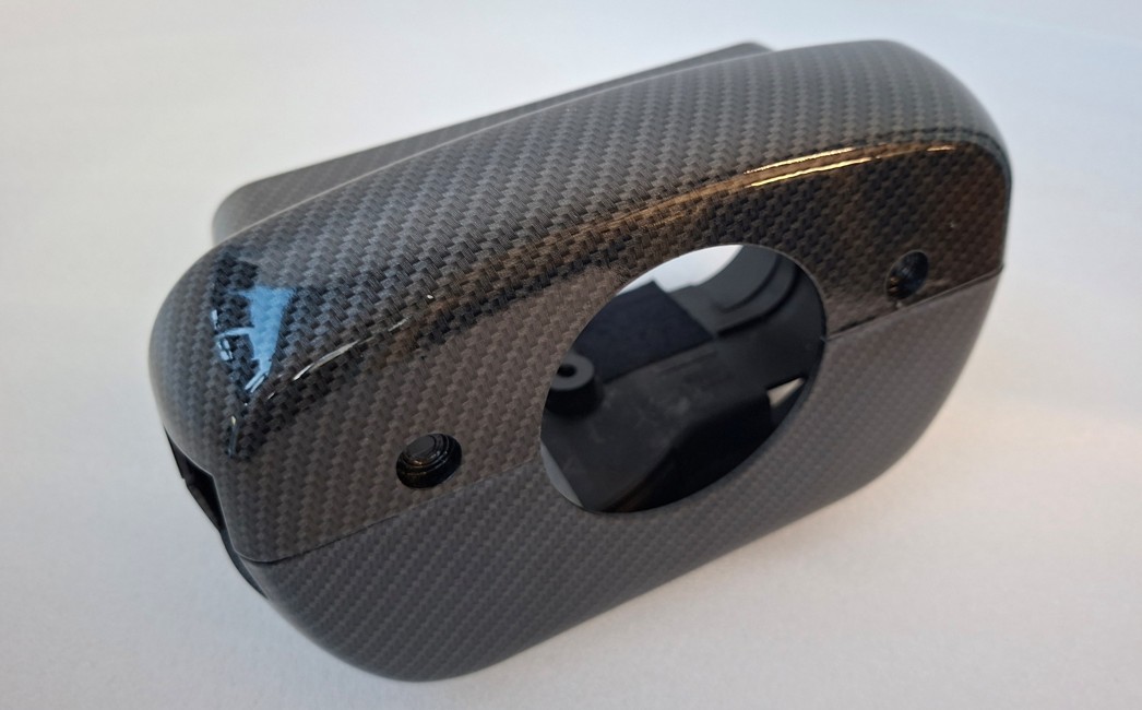 A-Zperformance Carbon-Silver Steering Column Cover SAAB 900 9-3 1994-2002