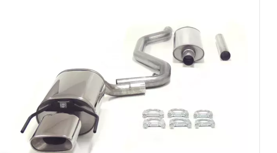 Simons 76mm rozsdamentes sport kipufogó katalizátortól SAAB 9-3 1.8T 2.0T Aero 2004-2012 58 liter