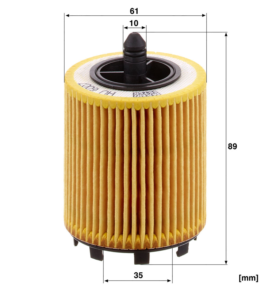 MANN FILTER Oil Filter SAAB 9-3 1.8t 2.0t/T 2.8V6 benzin 2003-2012 B207