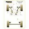 PFF66-302BLK Front track control arm inner bush, SAAB 900, 9-3 PFF66-302BLK Front track control arm inner bush, SAAB 900, 9-3