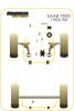 PFF66-105BLK Front anti roll bar drop link bush, SAAB 9000 PFF66-105BLK Front anti roll bar drop link bush, SAAB 9000