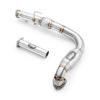 RM Motors 76mm Sport Exhaust Downpipe SAAB 9-3 2.0 B207 with EU4 100-cell Cat
