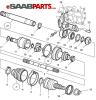 OEM Joint Drive Shaft Inner SAAB 9-3 9-5 1998-2010 OEM Joint Drive Shaft Inner SAAB 9-3 9-5 1998-2010