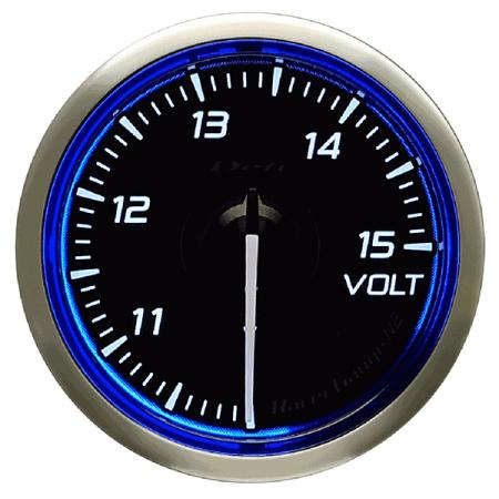 DEFI RACER N2 52 mm Volt gauge 10-15V White DEFI RACER N2 52 mm Volt gauge 10-15V White