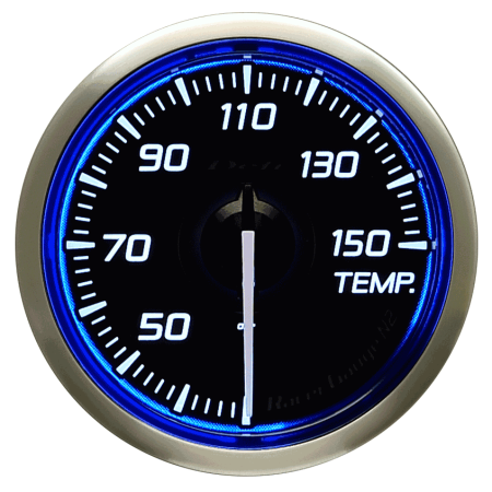 DEFI RACER N2 52mm Water & Oil Temperature gauge 30-150C White