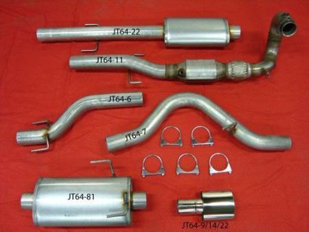 JT Sport Exhaust without Cat with 2 Silencers SAAB 9-5 2.0 2.3 2004-2009