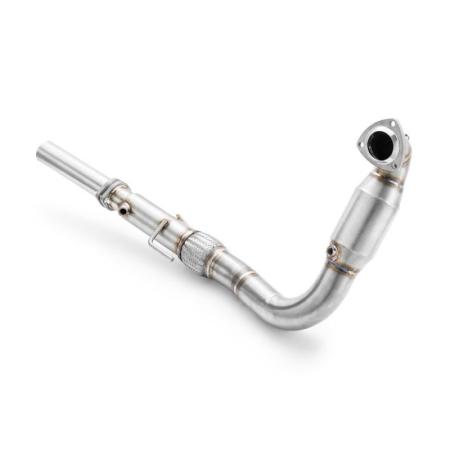 RM Motors 76mm Sport Exhaust Downpipe SAAB 9-3 2.0 B207 with EU4 100-cell Cat